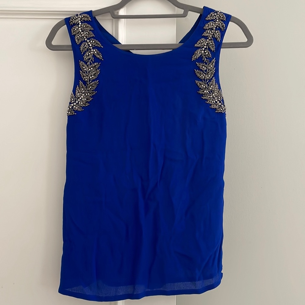 Topshop open back top